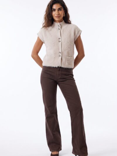 Florez Jeans Sophie Straight Dark Brown