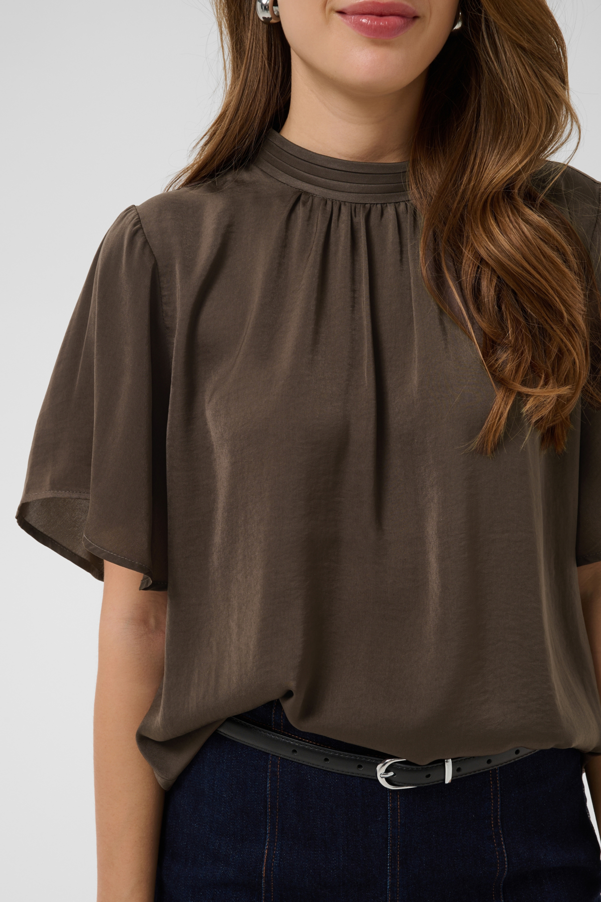 Saint Tropez Flared Blouse Aileen met korte mouw - Afbeelding 2