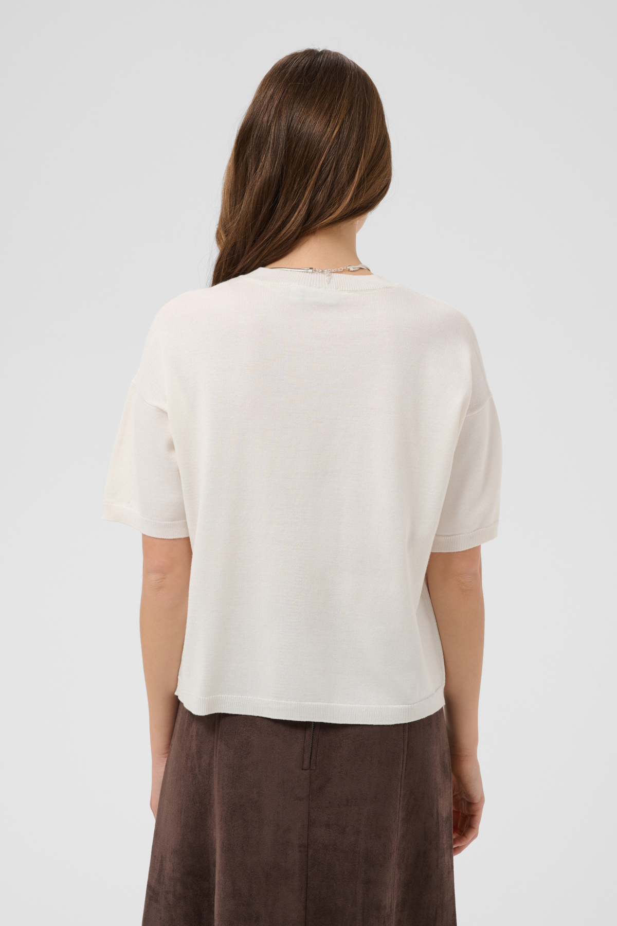 Saint Tropez Mila Boxy Pullover SS - Afbeelding 3