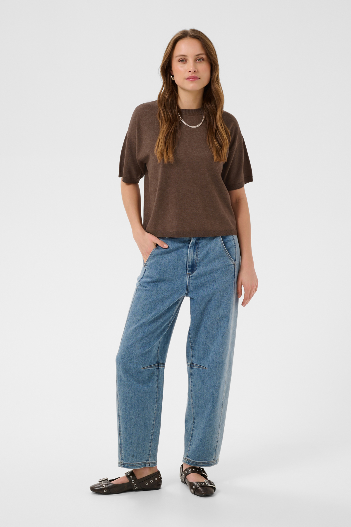 Saint Tropez Mila Boxy Pullover SS - Afbeelding 12