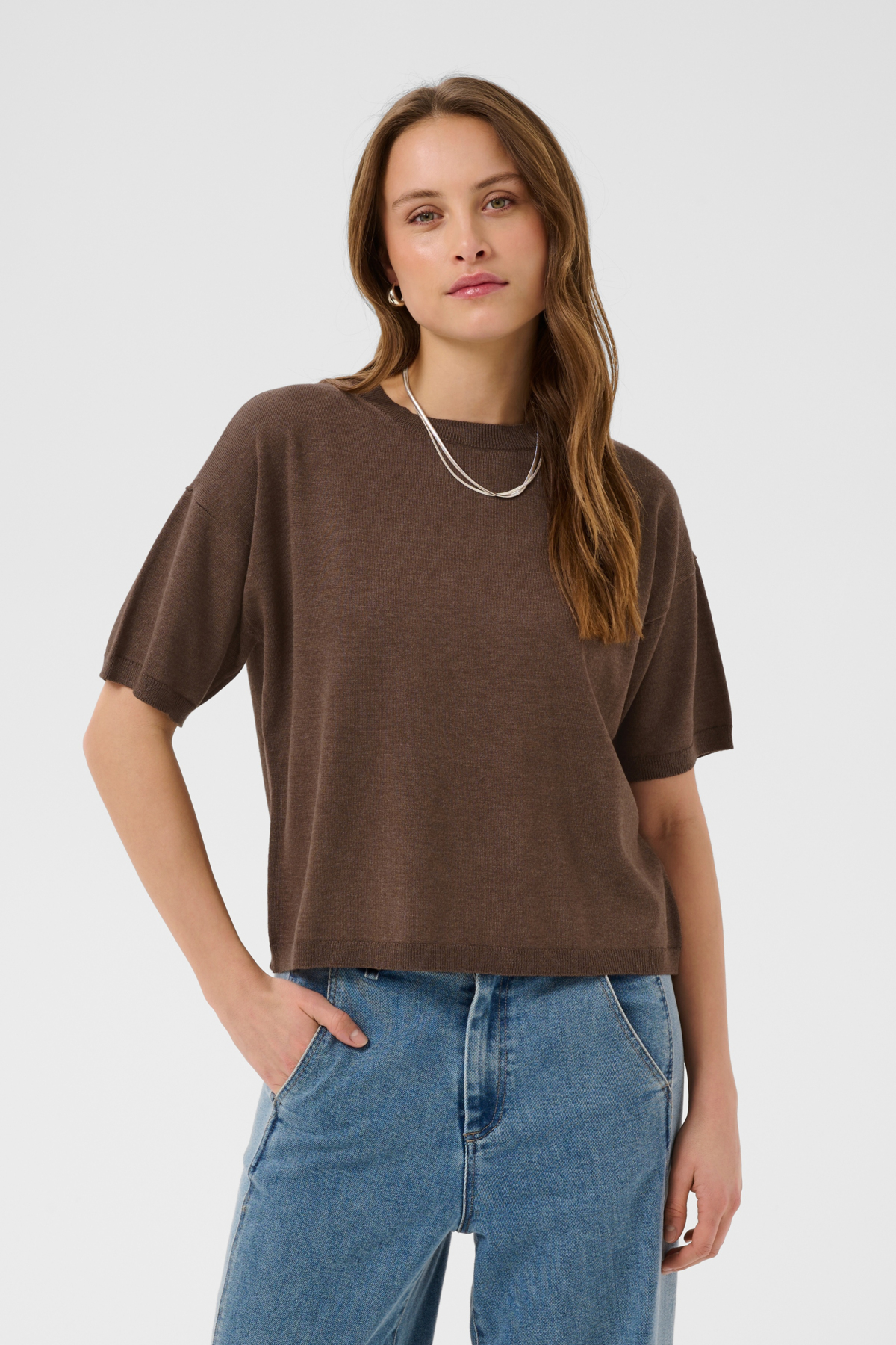 Saint Tropez Mila Boxy Pullover SS - Afbeelding 10