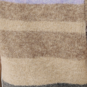 Chocolate Lilac Multi Stripe