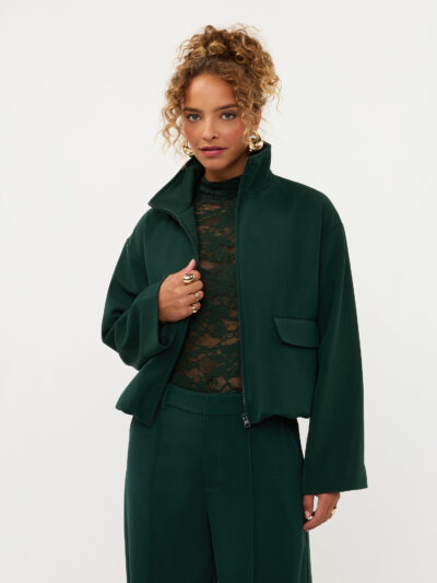 Ydence Jacket Davis Emerald Green