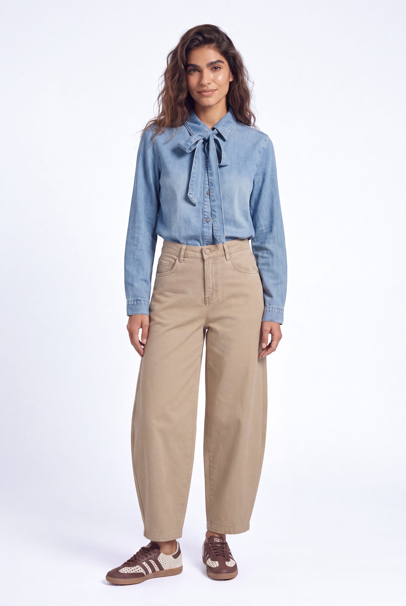 Florez Jackey jeans sand voorkant