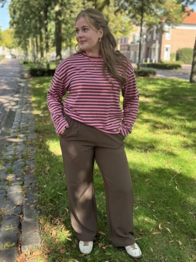 Saint Tropez Broek Celest Wide Leg