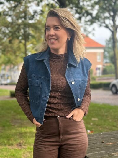Azzurro Kanten Top 